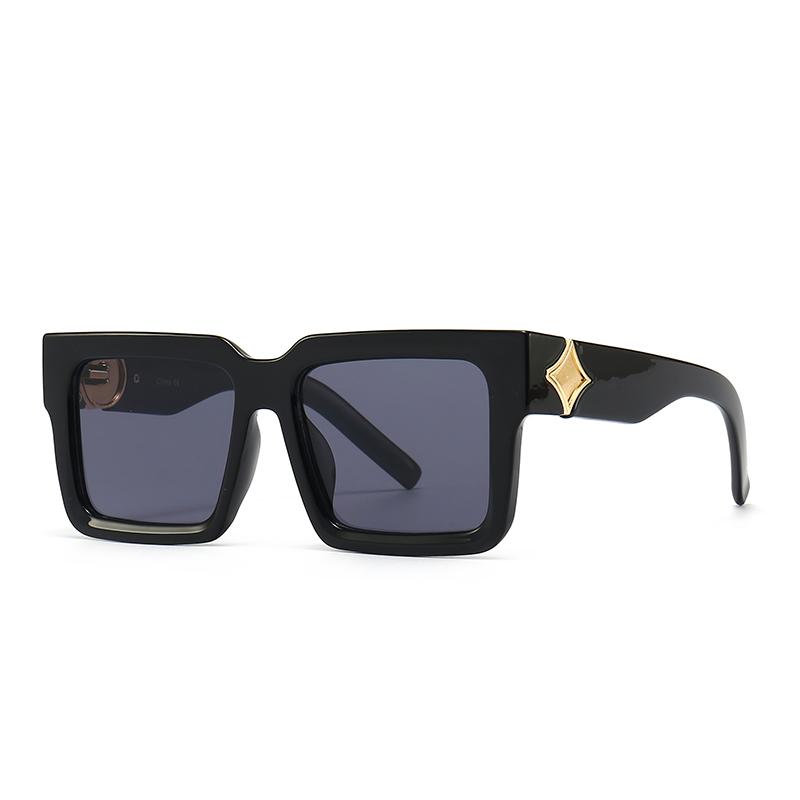 9292 Export Cross-Border Popular Sunglasses for Men European and American Street Photography Ins Popular Model Square Sunglasses