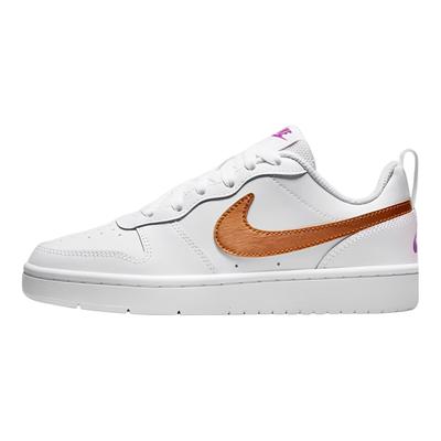 Court Borough Low 2 SE GS Bianco Rame Metallizzato Sneakers Bambino Viola Vivace DQ5979-100