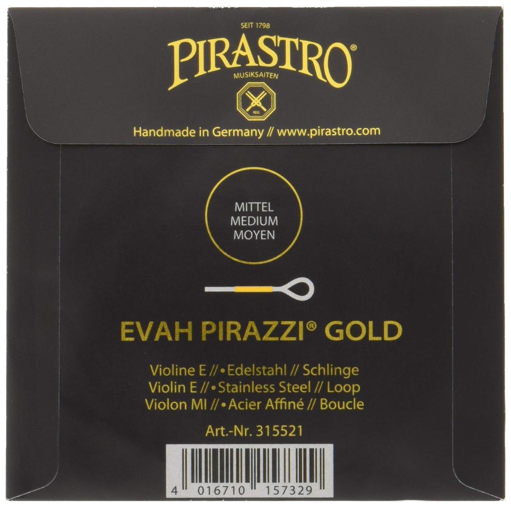 EVAH PIRAZZI GOLD Eva Pirazzi Gold Violin String E String (loop End)