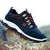 Waterproof Non-slip Men's Outdoor Hiking Shoes for Spring and Autumn. Trendy and Casual Running Sports Shoes.
