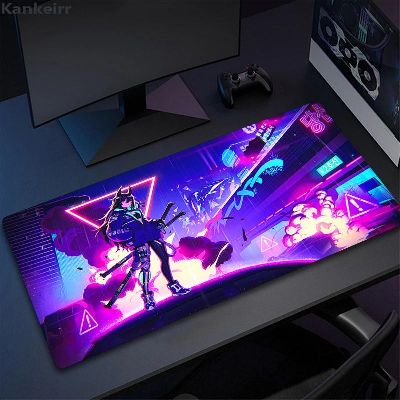XXL Large Arknights Gabinete Mouse Pad HD Custom Gamer Home Mousepad Lockrand Desk Mats Soft Natural Rubber Computer Table Mat