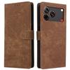 Étui à rabat compatible avec ZTE nubia A57 Étui de protection avec fermeture magnétique Portefeuille Étui de téléphone en cuir