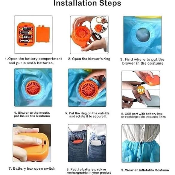 Inflatable Frog Costume Funny Full Body Blow Up Cosplay Costume Suit for Adult Halloween Party Costume for Adult Role Play