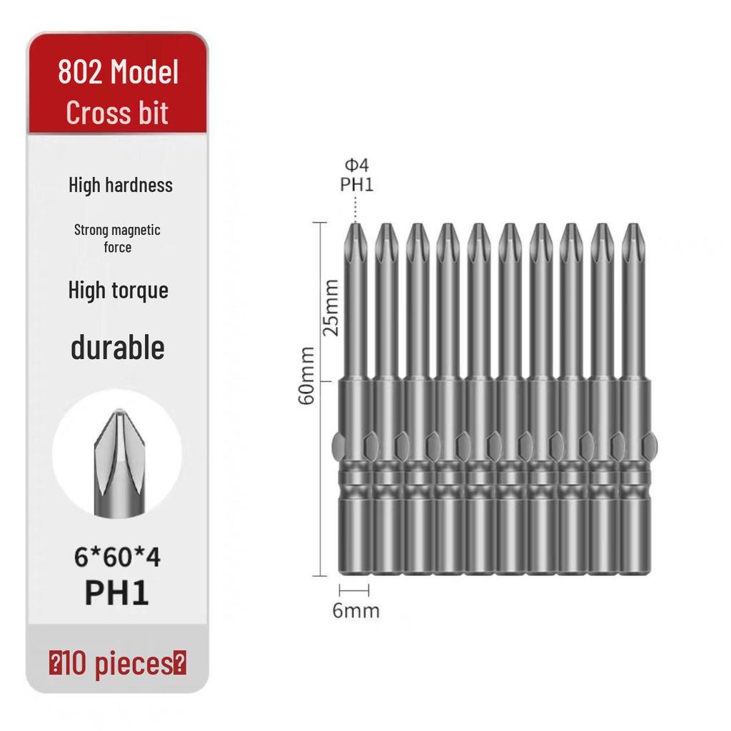 Cross 800 S2 Steel Magnetic Screwdriver Bits (801 & 802) for Electric Drills