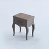 Dollhouse Bedside Table, 1:12 Miniature Furniture Decorative Ornaments, Realistic Details Durable Craftsmanship Dollhouse Furniture