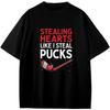 Stealing Heart Like I Steal Pucks Valentines Day Hockey Cute Boys Girls Teens T-Shirt Anime Gift