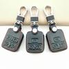 3/4 Buttons Leather Car Remote  Key Case Cover For Ford Focus Complete Escape Explorer Mustang Thunderbird Lincoln Transit Town