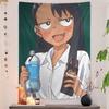 Anime Nagatoro San Tapestry Art Printing Japanese Wall Tapestry Anime Wall Hanging Home Decor