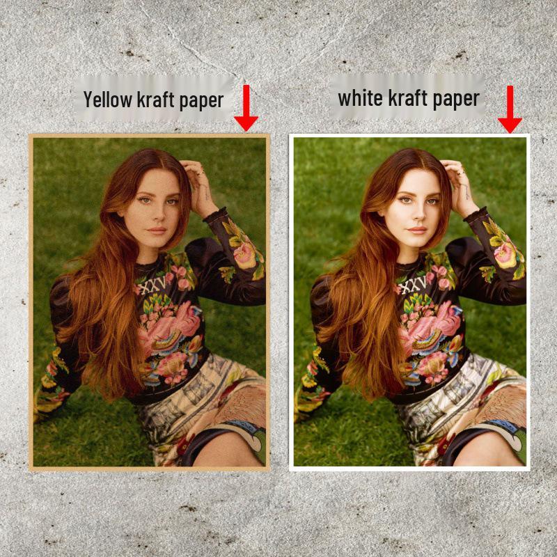 Large Vintage Lana Del Rey Music Star Poster - European & American Style Wall Art