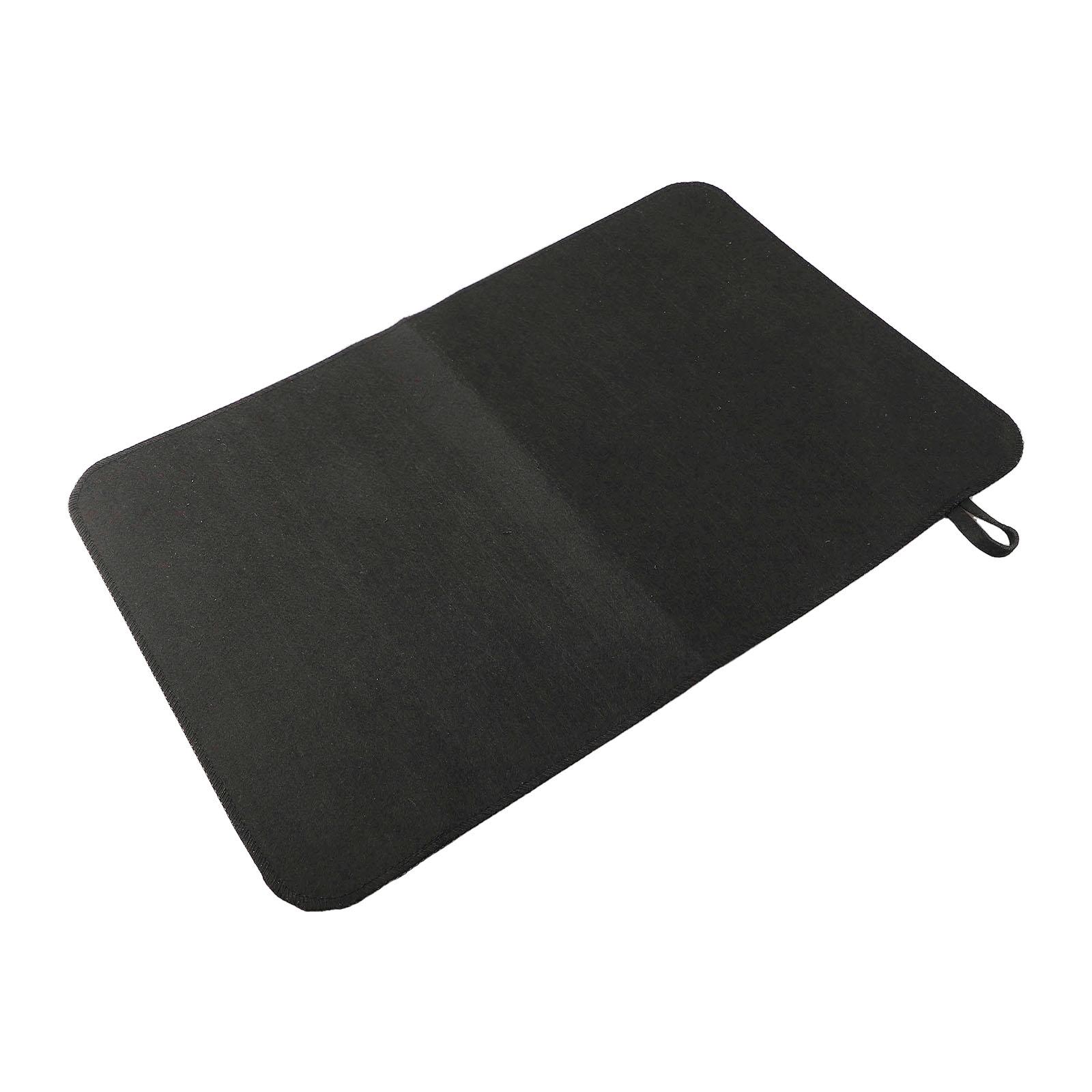 

Infrared Sauna Mat Felt Sauna Mat High Absorbency Insulation Support Lightweight Design Portable Loop Versatile Use чорний