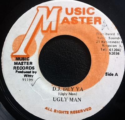 7inch Record UGLYMAN  D.J.Dey Ya NONE Music Master Jamaica Reggae Ska  Dub Used