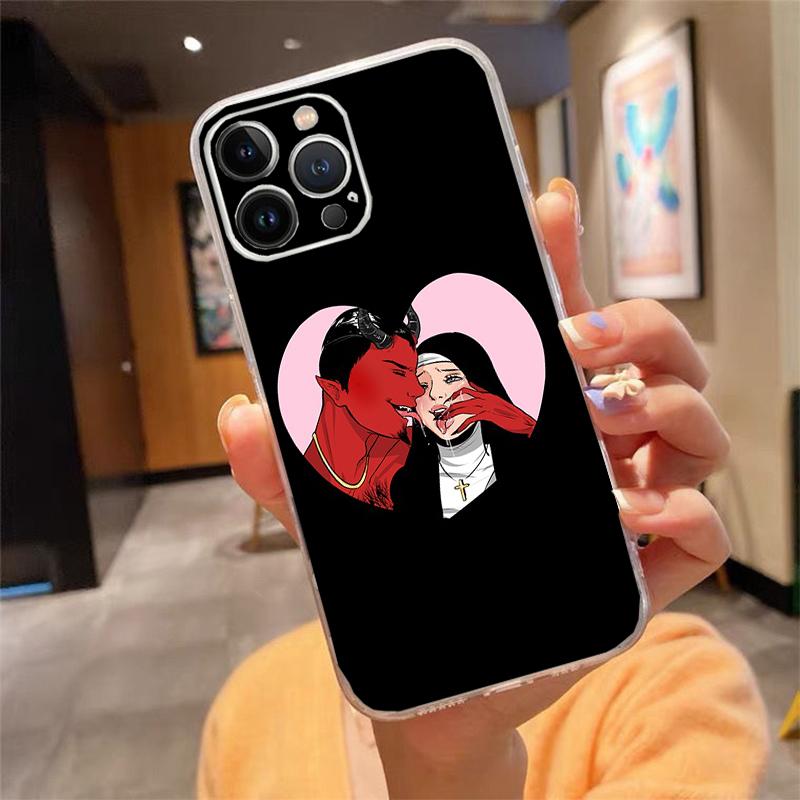 

Phone Case For iphone 17 Pro Max Air 17 16 15 14 13 Pro Max 15Plus 15 16 Pro Sexy Devil Woman iphone 13
