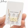 Stainless Steel Angel Number Lucky Numbers Necklaces 111 222 333 444 555 888 999 777 666 Pendant Necklace Charms Jewelry