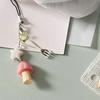 Unique Mushroom Keychain Mobile Chain Creative Phone Jewelry Suitable for Car Key Decoration and Style Enhancement