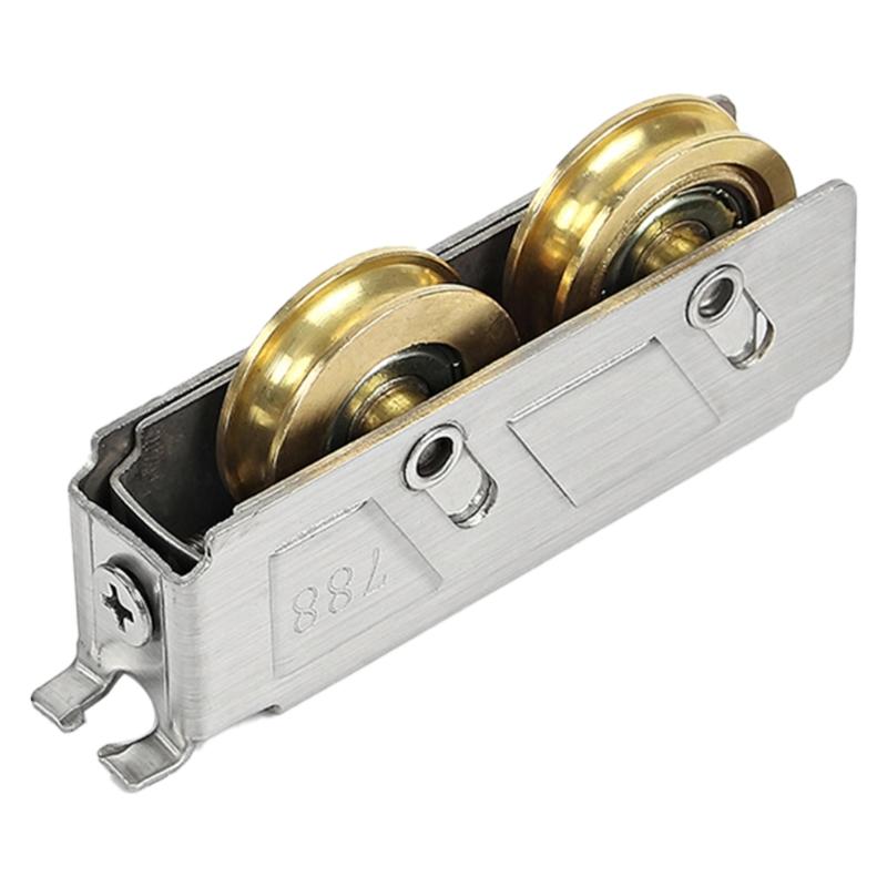 Guide per finestre in acciaio/nylon, rulli, pulegge per finestre scorrevoli, rulli per finestre scorrevoli, rullo a doppia ruota per finestre in alluminio