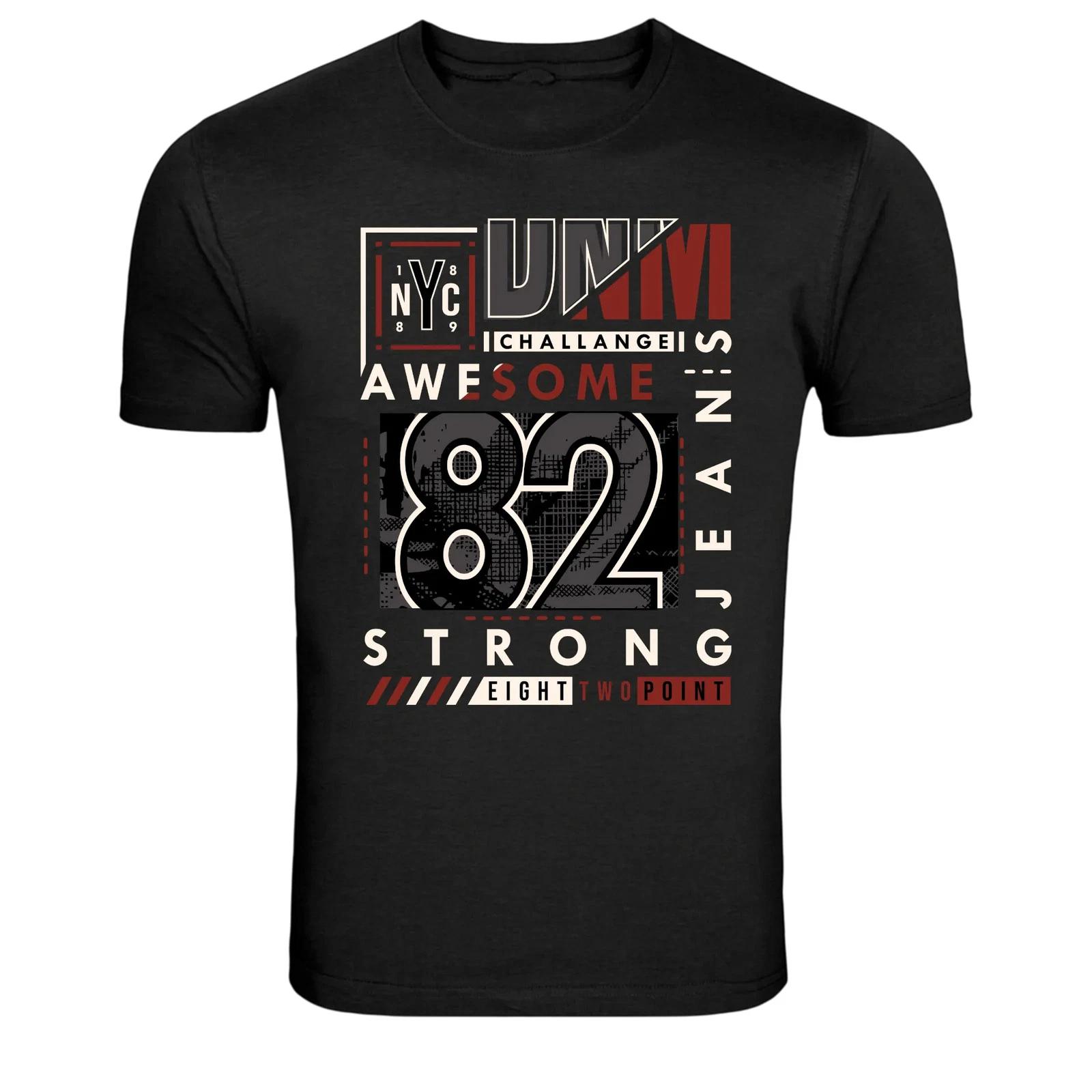 Urban NYC Strong Jeans 82 Street Style Graphic T-Shirt M