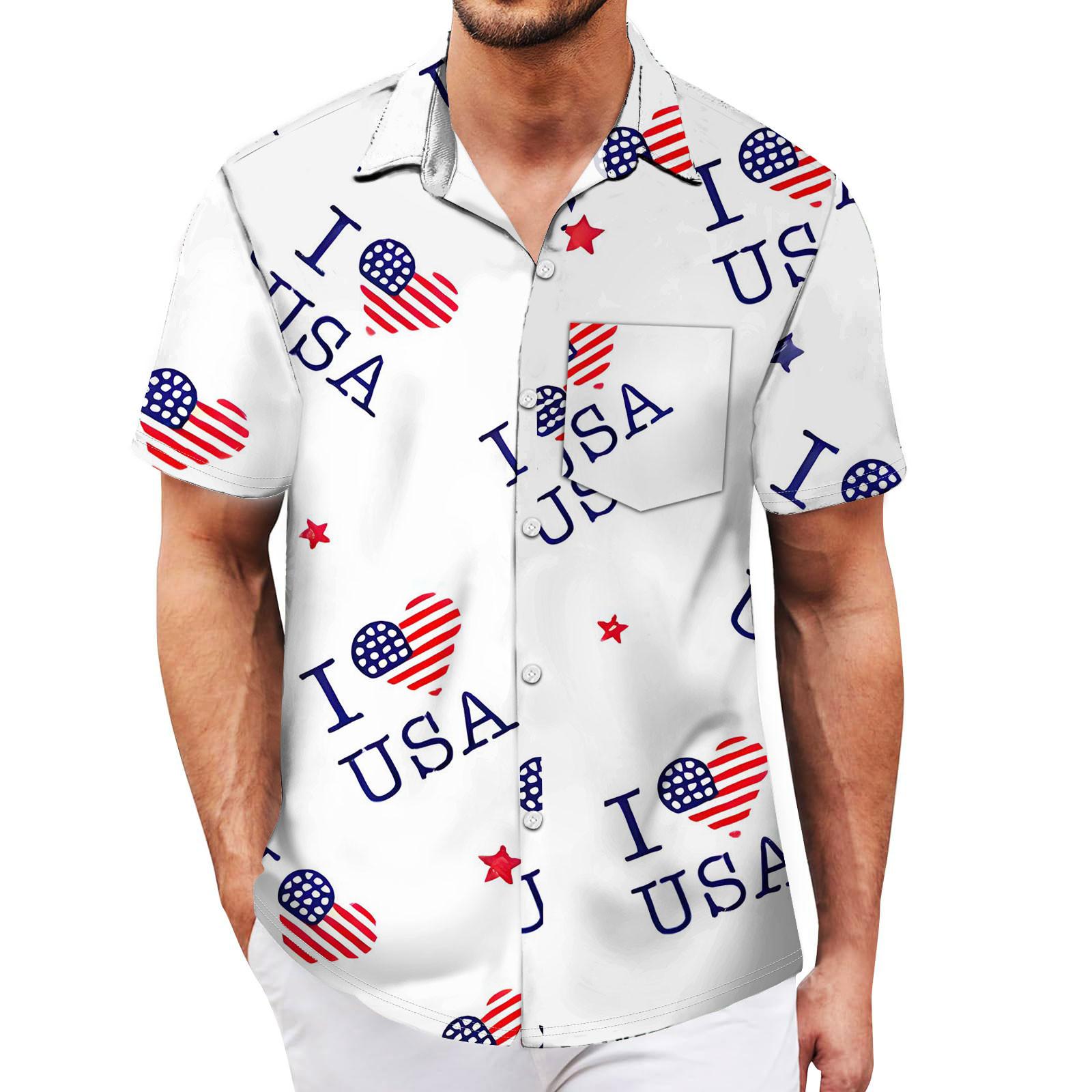 

Мужские винтажные рубашки для боулинга на пуговицах с коротким рукавом, летняя пляжная рубашка XL белый