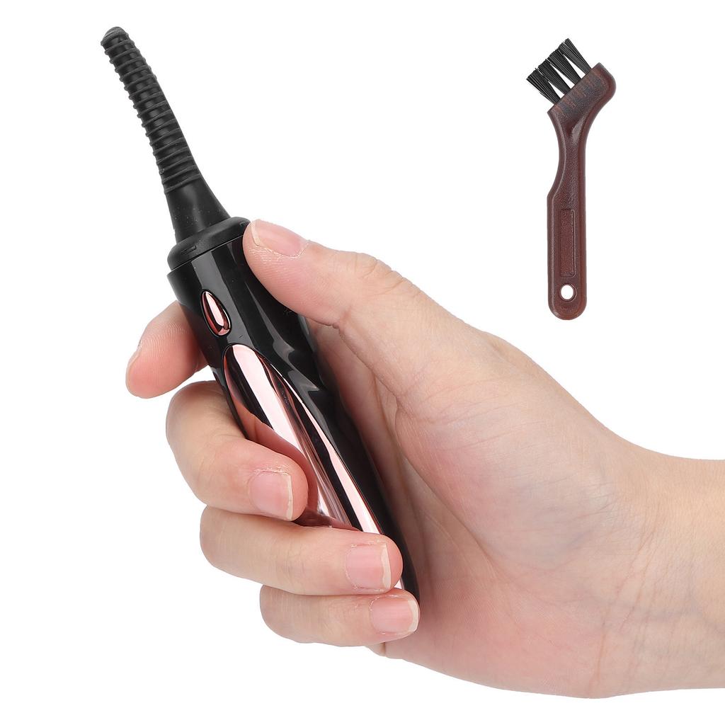 Heated Eyelash    Re able Silicone Brush Head Portable Electric Eyelash    for Women