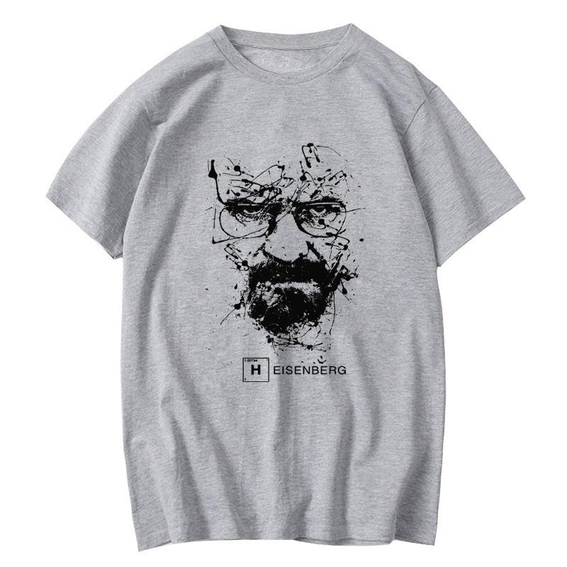 Men Fashion Top Quality Cotton Breaking Bad T Shirts Men Heisenberg Camisetas Hombre Men Cool Tee Shirt Tops