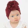 Mote Baby Muslim Turban Hat Elastisk Pannebånd Søt Knot Bonnet Hijab Cap