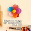 Flower Shape Refrigerator Magnet Moisture-Proof Bag Sealing Clip Magnetic Sealing Clip  Office
