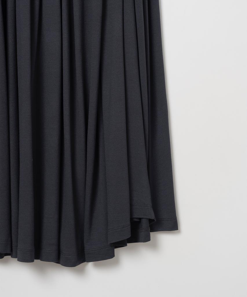 Milo Woman Jersey Shirred Maxi Dress [Charcoal]