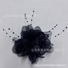 DIY feather flower handmade mesh fabric pearl feather headdress head flower show photo accessories wrist flower hairpin DIY