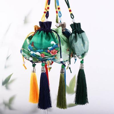 Necklaces Case Cloth Empty Sachet Chinese Style Storage Bag Purse Pouch Women Jewelry Bag