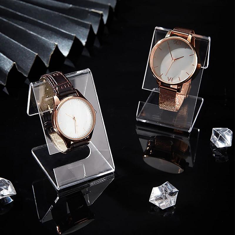 Acryl Uhrenständer Klar Uhrenhalter Organizer Schmuck Uhrenständer Einzelner Uhrenständer Vitrine