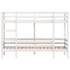 Bunk Bed White 90 X 190 Cm Solid Pine Wood