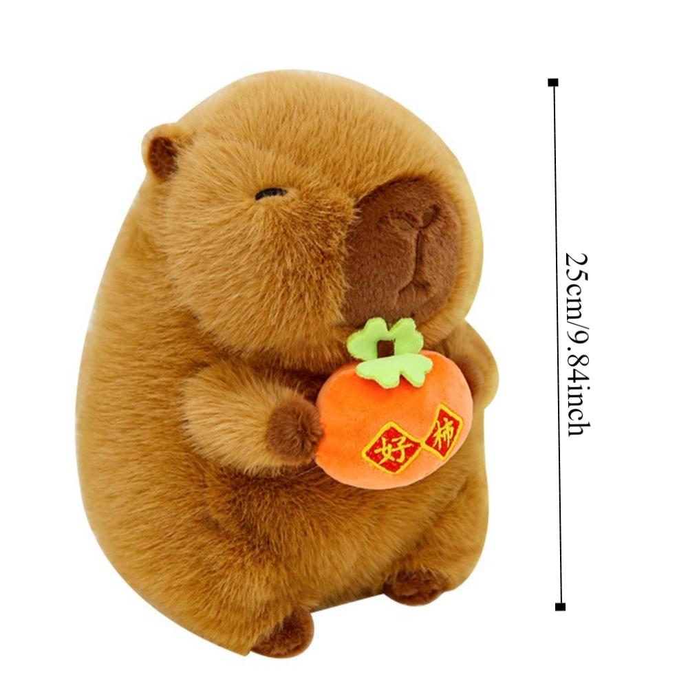 Simulation Plush Animal Kapibala Doll Soft Capybara Plush Stuffed Toy  Kids Gifts