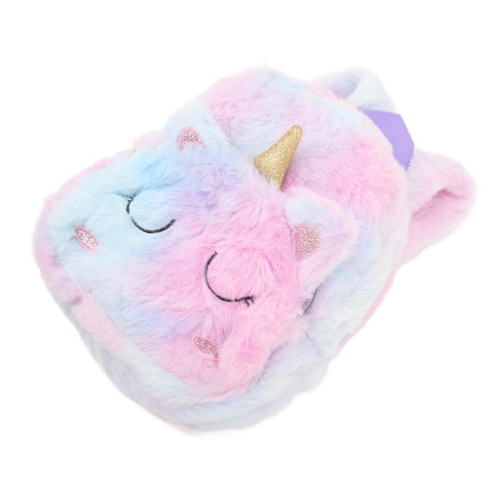 Cute Cartoon Backpack Soft Plush Toy Backpack Compact Schoolbag with   Strap for Girls Kids Toddlers