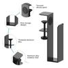 2x Headphone Holder Double Hook Space Saving Desktop Mount Quick Installation without Tools Required