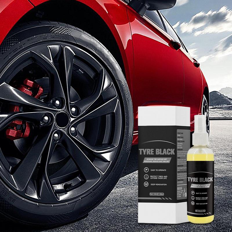 

Sprayable Car Tire Shine Cleaner 100ml Automotive Wheel Cleaner Mild Tire Cleaner Wheel Cleaner Spray Long-Lasting Shine For Car CHINA