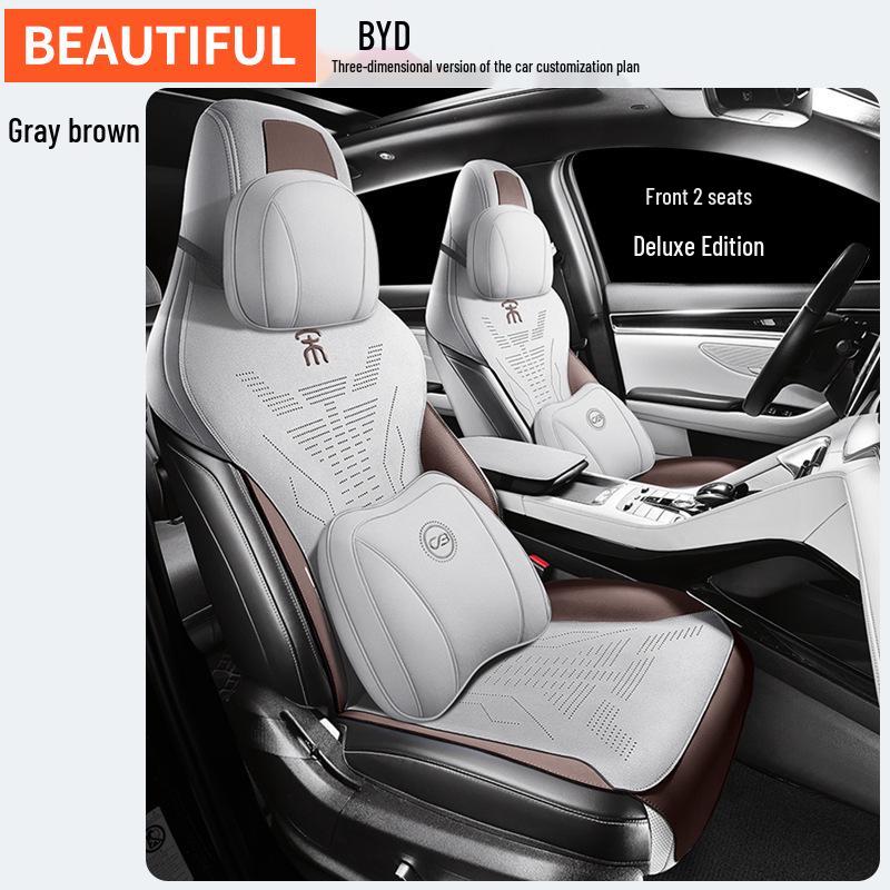 ZFL Sports Leather Car Seat Cushion for BYD Song PLUS - All-Season Cover