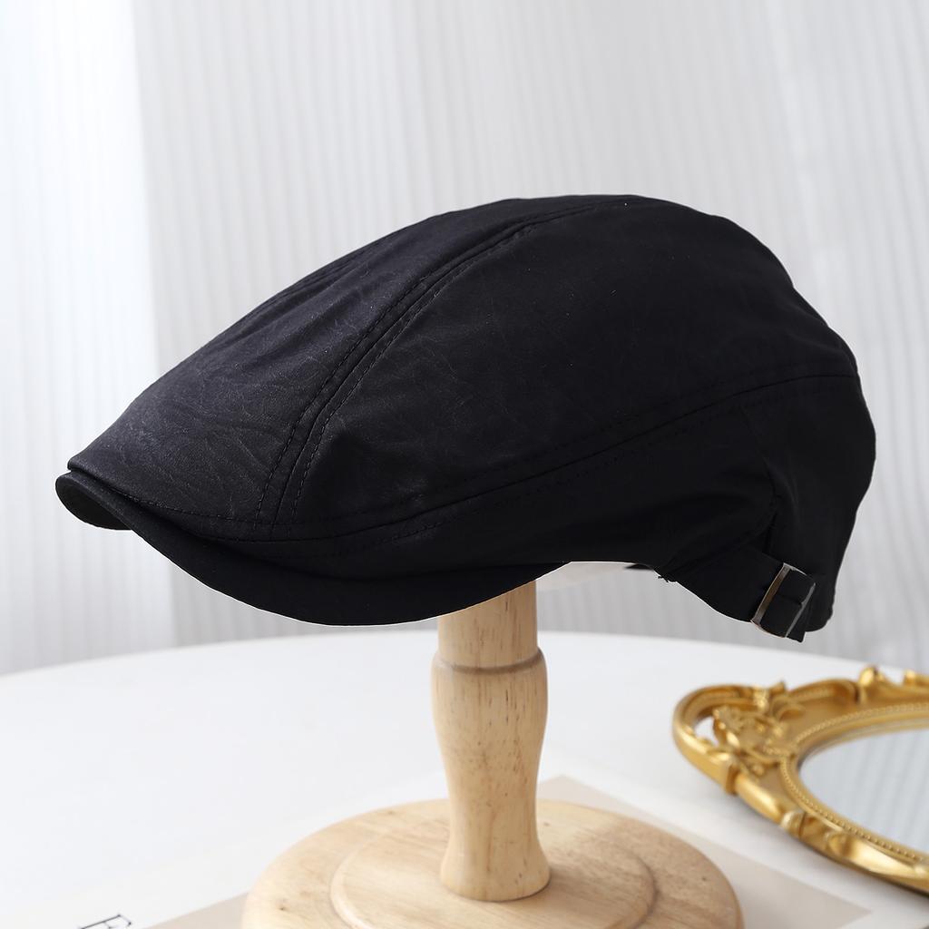 American simple retro literary forward hat men's and women's street casual versatile personality solid color face cap