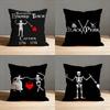 Pirate Forward Observations Pillow Case For Sofa Decor Car Office Room Printing Cushion Cover Decorations and Protector