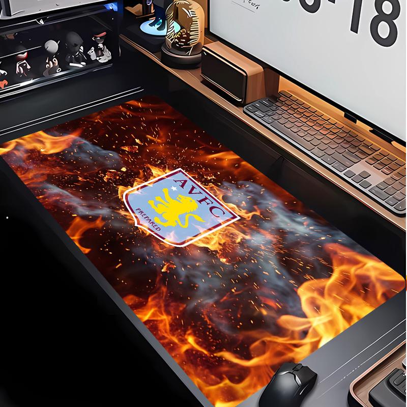Tappetino per Mouse Stampa Calcio Aston Villa Non?Tappetino Antiscivolo in Gomma per Scrivania Impermeabile Mousepad da Gioco per Laptop Ufficio Desktop