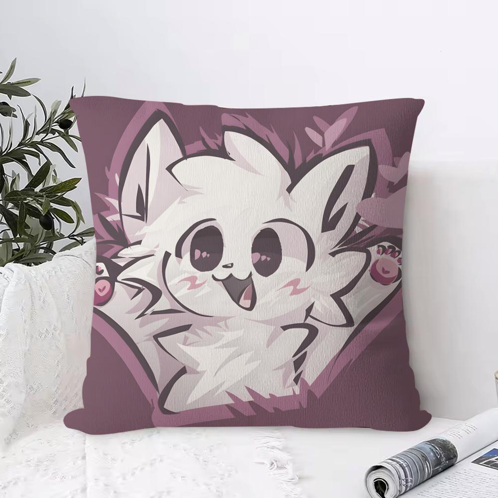 Boykisser Silly Cat Soft Plush Pillowcase DoubleSided Printed Cushion Cover Hidden Zipper Home Decor