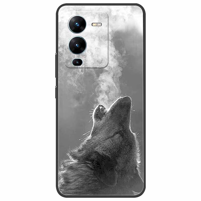 For Vivo V25 Pro Case V2158 Soft Silicone TPU Phone Cover For Vivo V25 Pro 5G Case Shockproof Capa V 25 Pro V25Pro Coque Cool