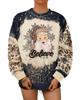 Azura Exchange Santa Clause Bleach Print Graphic Sweatshirt