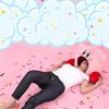 Ultra miękki i przytulny Super Kawaii Gra Kirby Siesta Palce Pluszowa Poduszka do Spania Cosplay Prezent