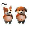 Animal Shaped Bumper 1 Pair 3D Elastic Belly Sticker Anxiety Stress Relief Cartoon Easy Install Decal with Fat Tummy Pinch Anti-collision Safety