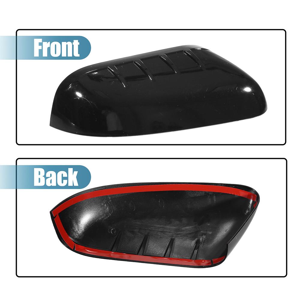 1 Pair of Left & Right Top Half Mirror Covers for Ford Explorer 2011-2015