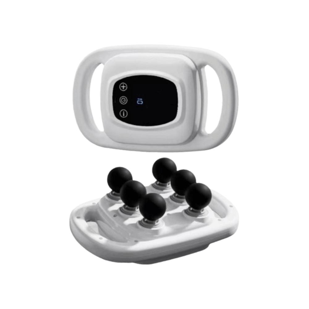 

Массажер для тела с 6 головками Электрический массажер для талии Массажер для шеи и плеч Масажер для расслабления мышц белый