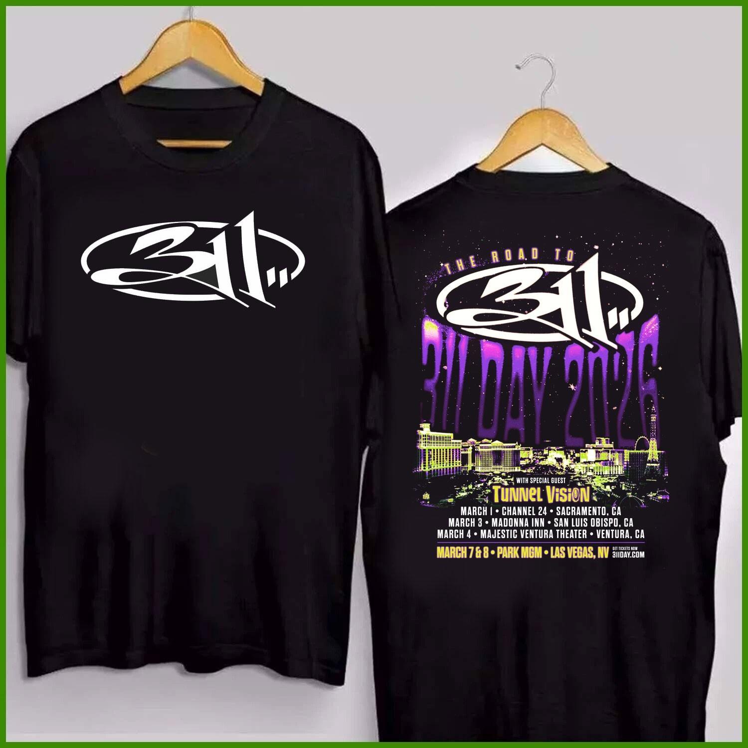 The Road To 311 Day 2026 On March In California And Las Vegas Schedule Tshirt M