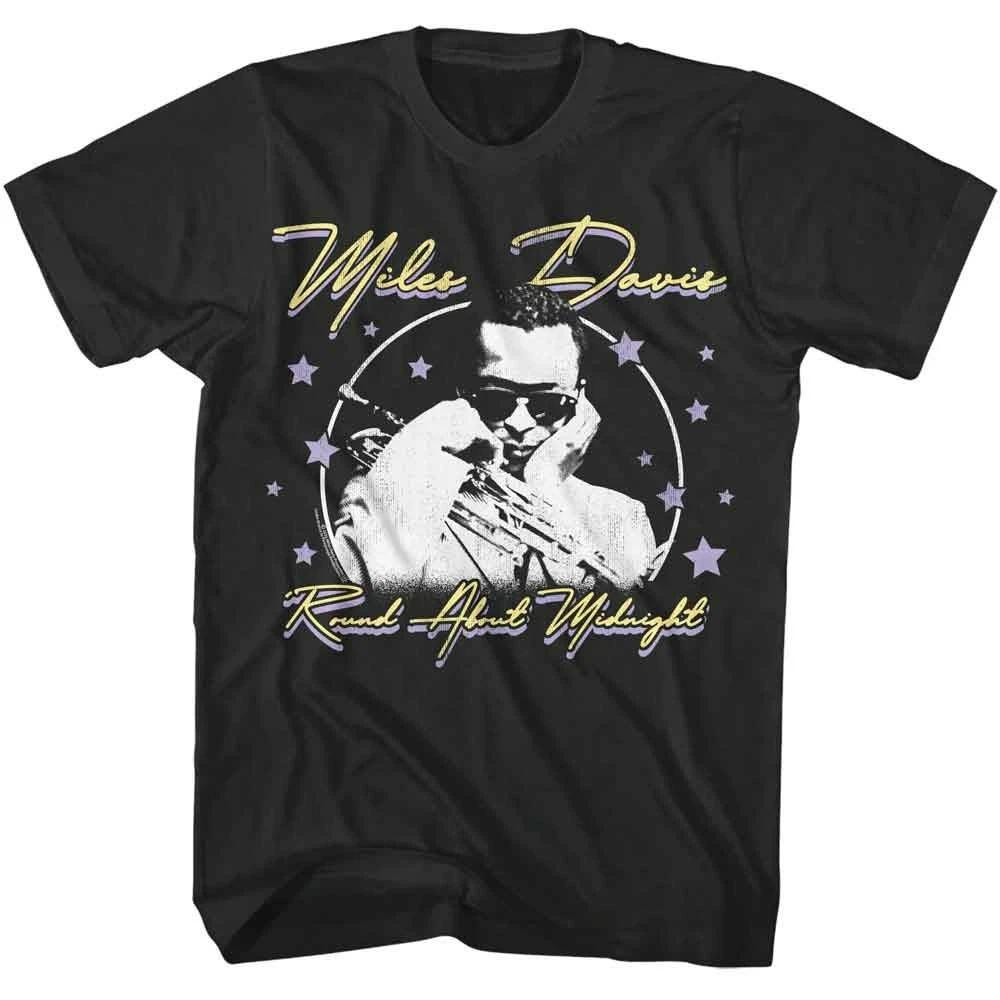 Miles Davis - Round About Midnight Stars - American Classics - Gray Front Print 100