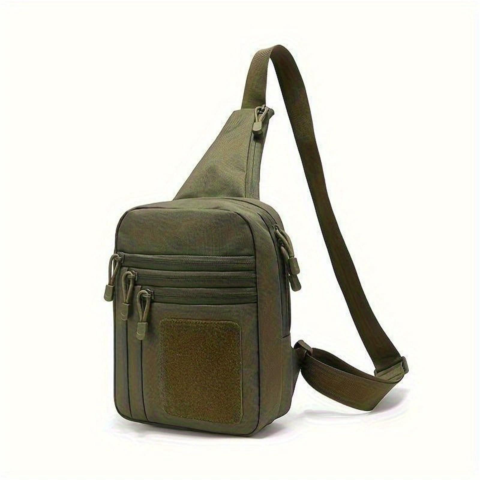 

Multi-Purpose Outdoor Chest Bag, Single-Shoulder Bag, Mountaineering, Hiking, Hunting Crossbody Shoulder Pack One Size