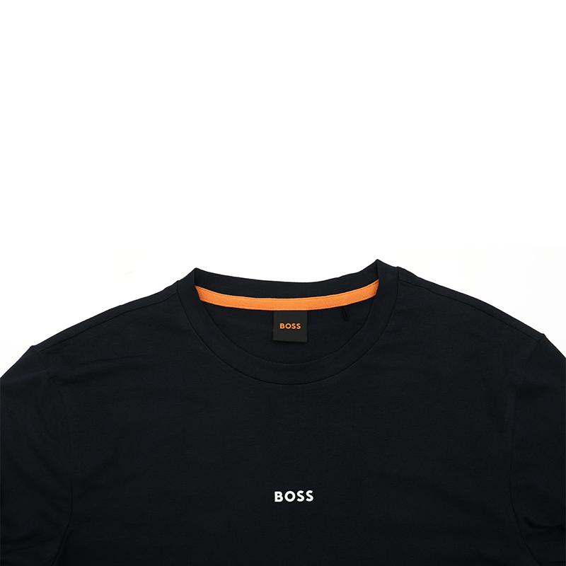 Boss HUGO BOSS Contrast Logo Long Sleeved T Shirt 50473286-404