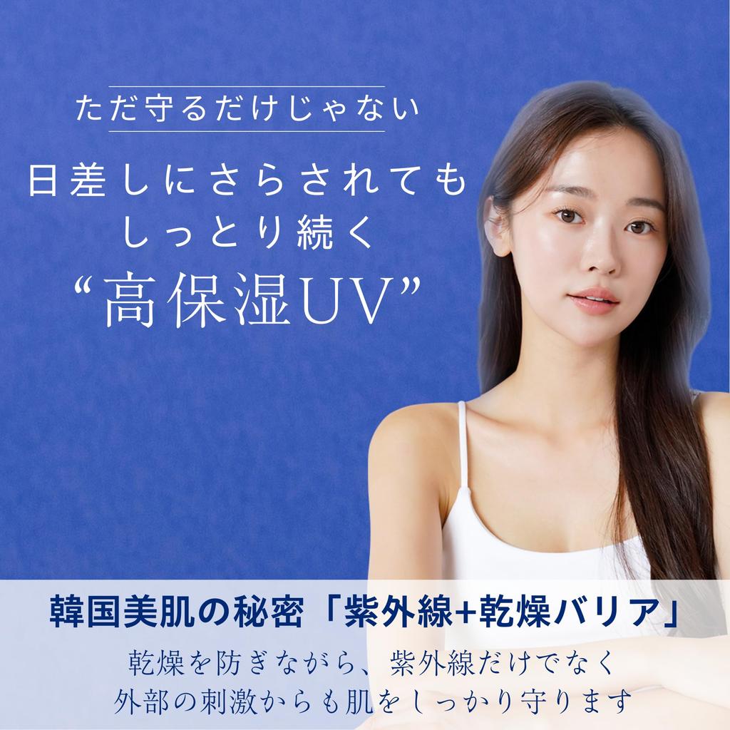 TROIAREUKE Intense UV Protector Moisturizing Sunscreen for Face [Official] Cream/Glowing, Firming, (50ml) SPF50+/PA+++